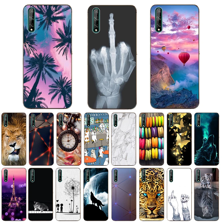 Силиконовый чехол для Huawei Y9S Y 9s y9s с диагональю 6 59 дюйма функцией защиты от