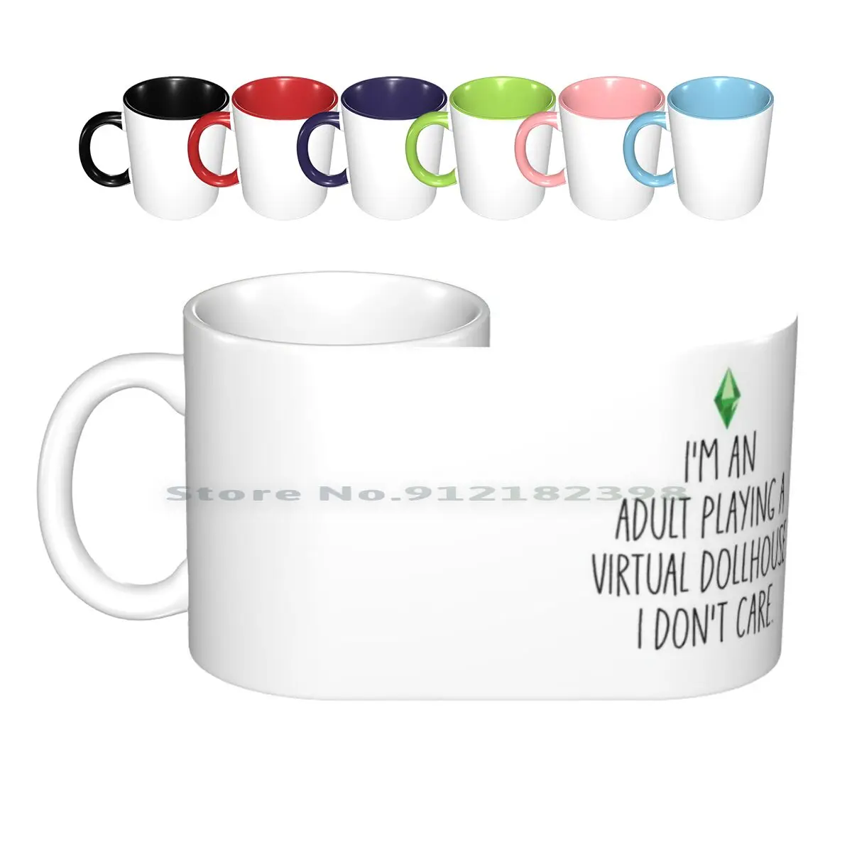 The Sims Quote Tazze In Ceramica Tazze Da Caffè Tazza Da Tè Al Latte Sims 4 Sims Logic Sims Humor Sims Plumbob The Sims The Sims 4 Popolare