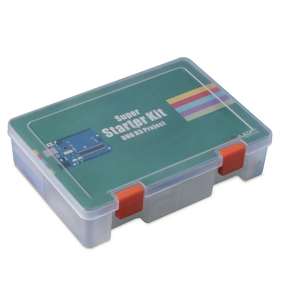 

EL-KIT-003 UNO Project Super Starter Kit with Tutorial LCD1602 Module Compatible for Arduino UNO r3