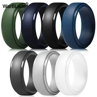 Men Silicone Rings Hypoallergenic Flexible Sports Antibacterial Wedding Rubber Bands 8mm Food Grade FDA Silicone Finger Ring 1