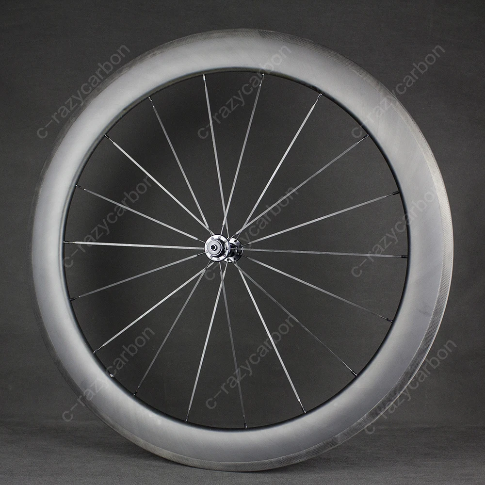 Clearance Free Shipping Aerodynamic Wheels U Shape 60mm Depth Carbon Wheelset Full Carbon With R13 Upgraded Hubset 275g 6