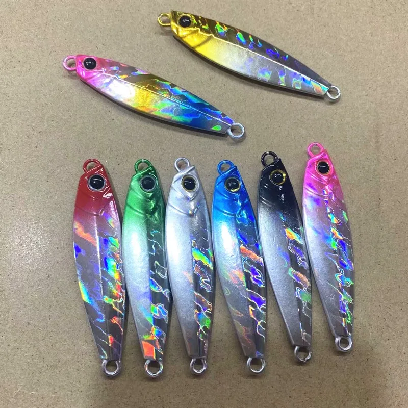 Micro Jig Baits 5g/8g/12g Shore Casting Metal Jigging Fishing Lure 1Piece/Lot Spoonbait No Hook | Спорт и развлечения