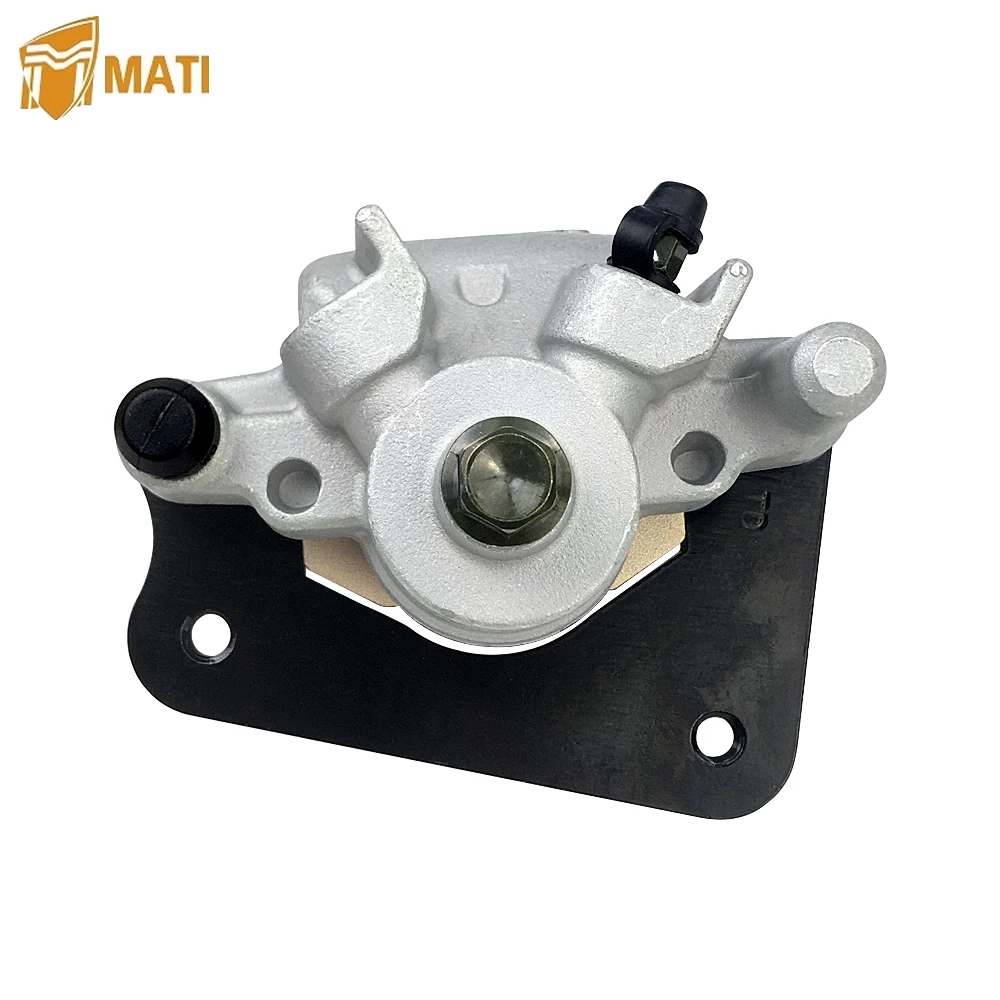 Mati Rear Brake Caliper for Yamaha Kodiak 400 450 Grizzly 400 450 YFM400 YFM450 4WD 1D9-2580V-02-00 1P1-2580V-00-00 with Pads