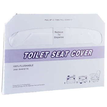 

800PCS Soluble Water Disposable Toilet Pad, Wood Pulp Toilet Seat, Disposable Toilet Paper