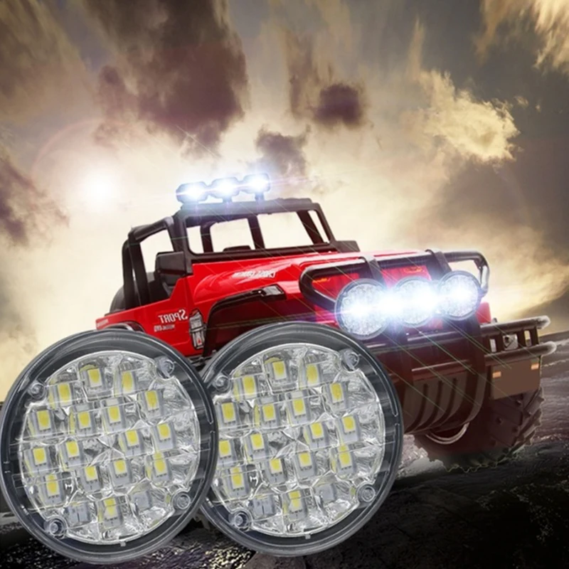 2pcs 12V 18LED  ڵ Ȱ   DRL     