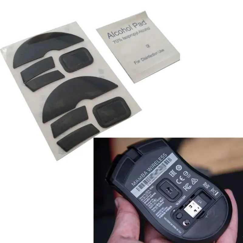 2 шт. 0 6 мм толщина замена мыши Ноги коньки для Razer Mamba Беспроводная игровая