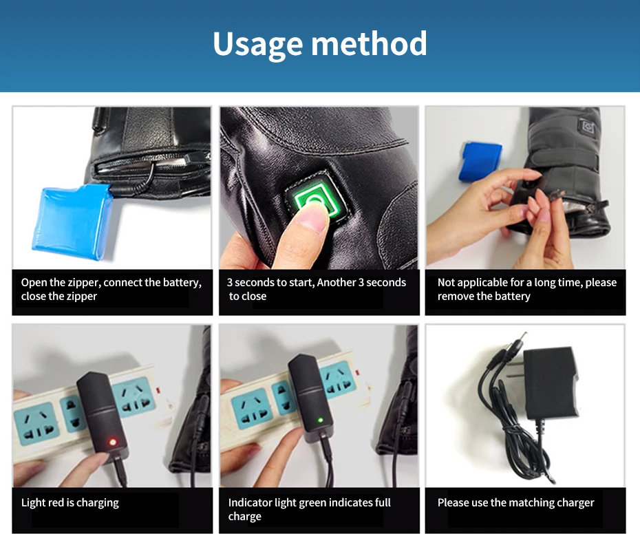 USB перезаряжаемые теплые зимние перчатки на основе литиевой батареи для катания на лыжах, велосипедах, мотоциклах, грелки для рук для мужчин, женщин и девушек