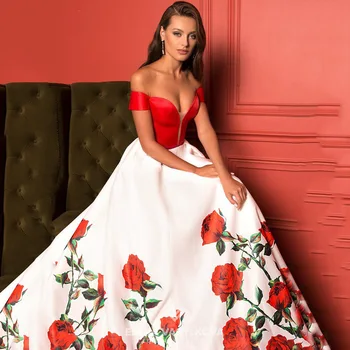 

2020 in Europe and the new women's dresses speed sell through ebay hot style deep v-neck long sleeve printed big dress