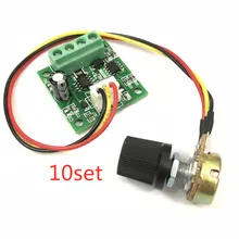 10 шт./набор, новинка PWM 1,8 V 3V 5V 6V 12V 2A DC 1,8 до 15В 2A мини ШИМ двигатель Скорость Регулятор модуль L15 1803BW