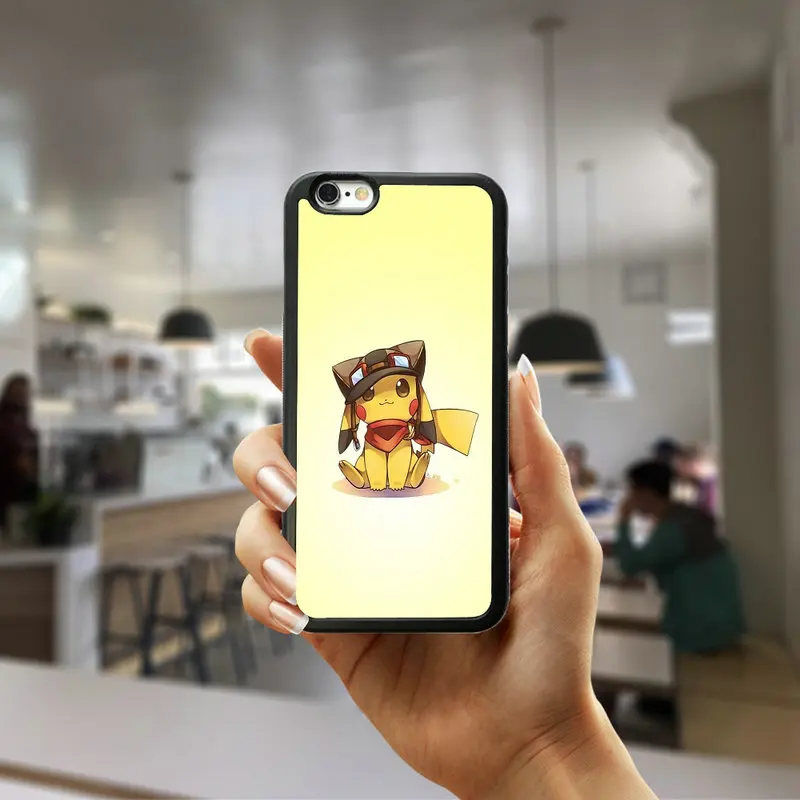 Аниме pokebills Pika Gengar Jigglypuff сотовый твердый корпус для телефона пластик чехол для iphone 8 7 6 6S Plus X XR XS Max 5s 5 SE 4 4s чехол