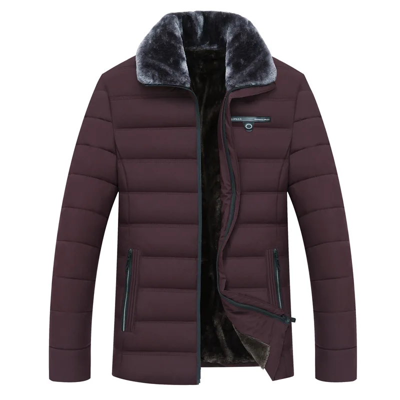 

2019 New Winter Jacket Men -15 Degree Thicken Warm Men Parkas Hooded Fleece Man's Jackets Outwear Cotton Coat Parka size M-4XL