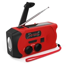 Экстренная ситуация SOS Цифровая метеостанция радио рукоятка солнечной энергии светодиодный фонарик Открытый инструмент UY8
