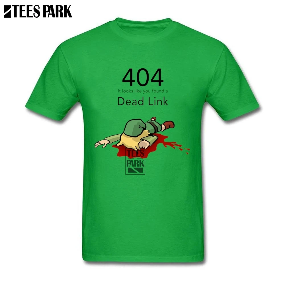Футболка Топы Error 404 Zelda Dead Link Мужские Белые футболки Подростковая футболка с