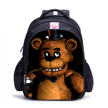 

16 Inch Five Nights At Freddys Backpack For Teen Bonnie Freddy Backpack Boys Girls School Bags Backpacks Kids Bags
