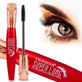 

4D Fashion Red Tube Mascara Waterproof Long Curling Thick Eyelash Extend Eyelash Non-smoothing Mascara Eye Cosmetics TSLM2