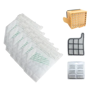 

HOT!Dust Bags Filter Set Replacement Kit for Vorwerk VK135 VK136 369 Vacuum Cleaner