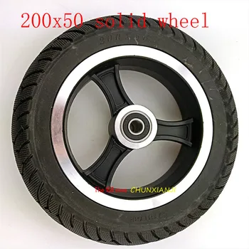 

200x50 ElectricScooter solid TyreWith Wheel Hub 8inch Scooter tire Aluminium Alloy rims solid Tire Electric Vehicle solid wheel