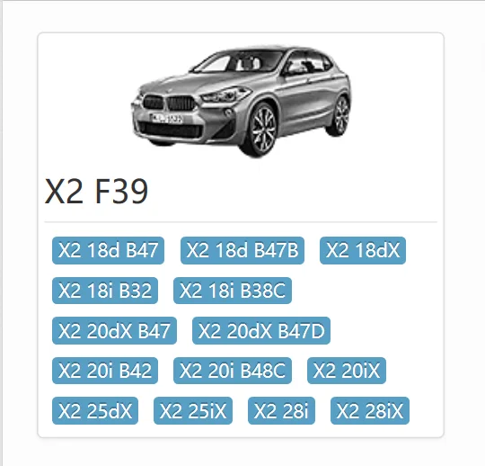 Набор подлинный OEM лобовое стекло стеклоочистителей 61612455085 подходит для- BMW X2 F39