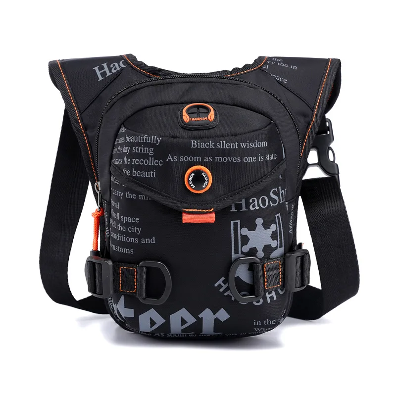 

Man Shoulder Bag High Quality Men Diagonal Mini Multi-Functional Mobile Phone Leg Bag Outdoor Sports Riding Bag