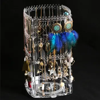 

360°rotating Earring Storage Rack Earrings Earring Display Rack 320 Earrings Necklace Storage Sorting Box