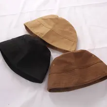 Ins, черная женская шапка, японский дизайн, модный стиль, простая повседневная Кепка для бассейна, маленькая Кепка, фэн-шуй, ведро для рыбака, новинка