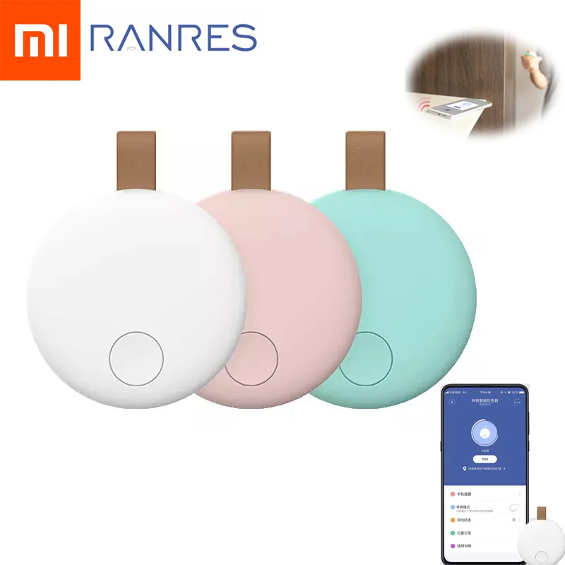 

Xiaomi Ranres Anti Lost Device Device Intelligent Positioning Alarm Search Tracker Pet Bag Wallet Key Finder Phone Box Search