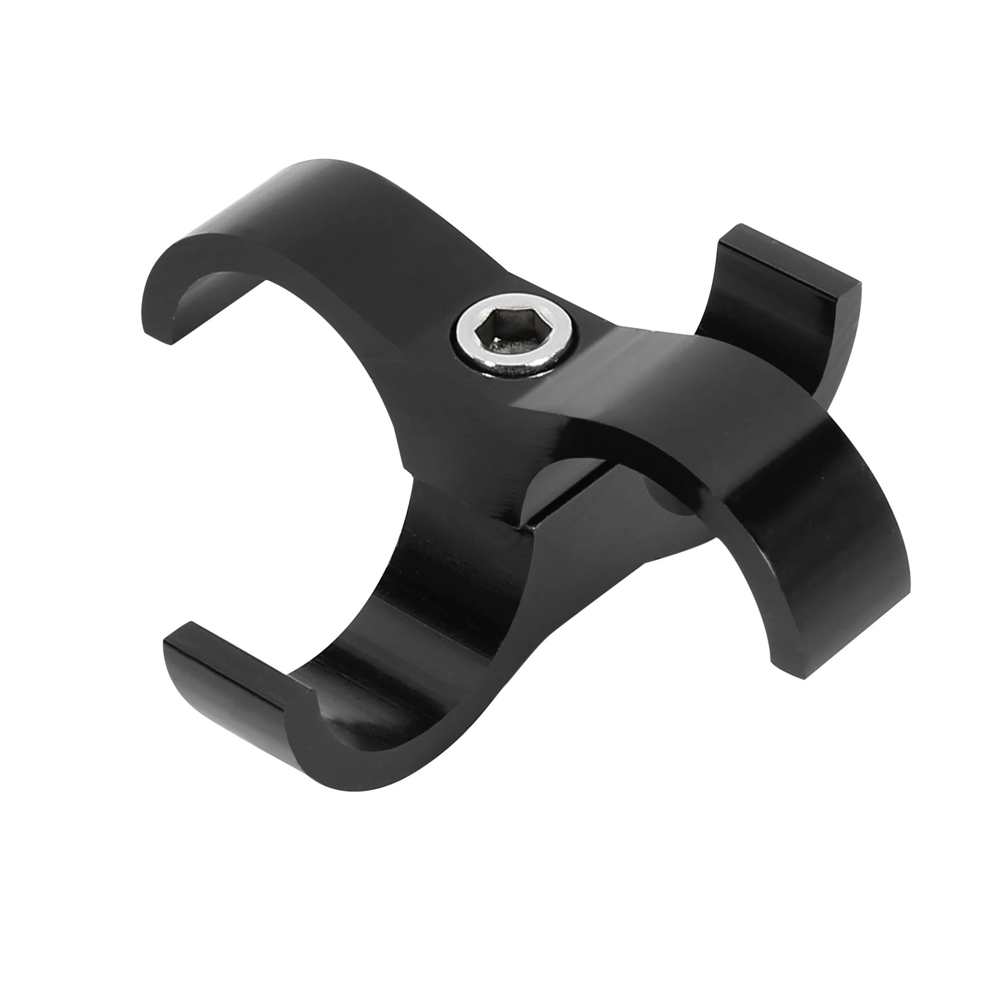 X Autohaux 6pcs AN4 AN6 AN8 AN10 AN12 Oil Fuel Water Hose Separator Divider Clamp Fitting Adapter with Wrench for Car