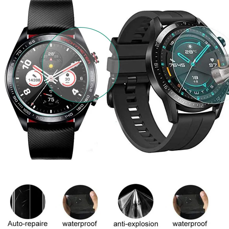 Мягкая защитная пленка из ТПУ (не стекло) для Huawei Honor Watch GT/Magic 2 Защитная крышка