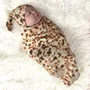 Baby Blanket+ Hat Burrito Baby Flour Tortilla Swaddle 100% Cotton Flannel Blanket Sleeping Swaddle Wrap For Baby Sleep 1