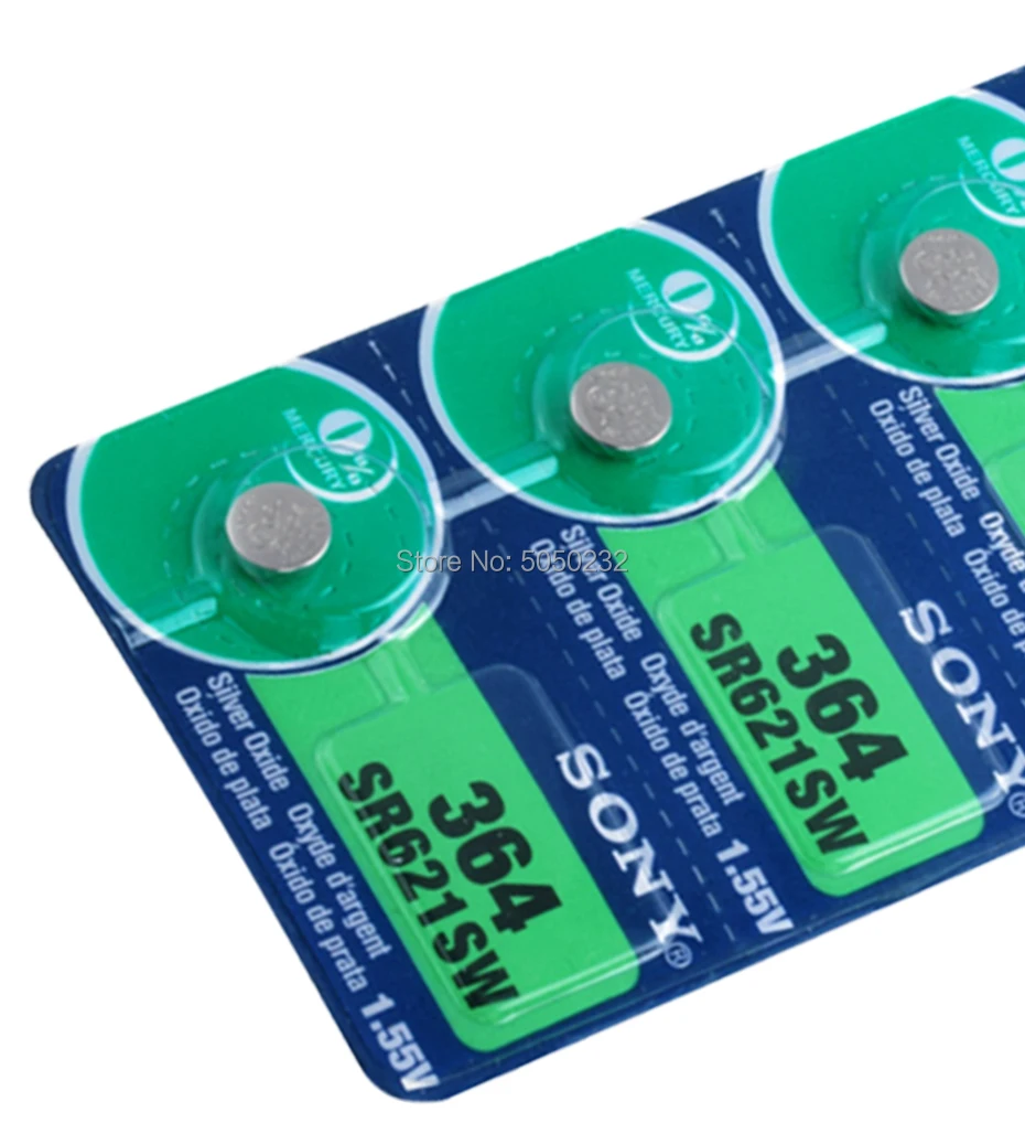 15 шт. для sony 1,55 В 364 SR621SW V364 SR60 SR621 AG1 часы батарейка Кнопка монета ячейка для часов игрушки Сделано в Японии