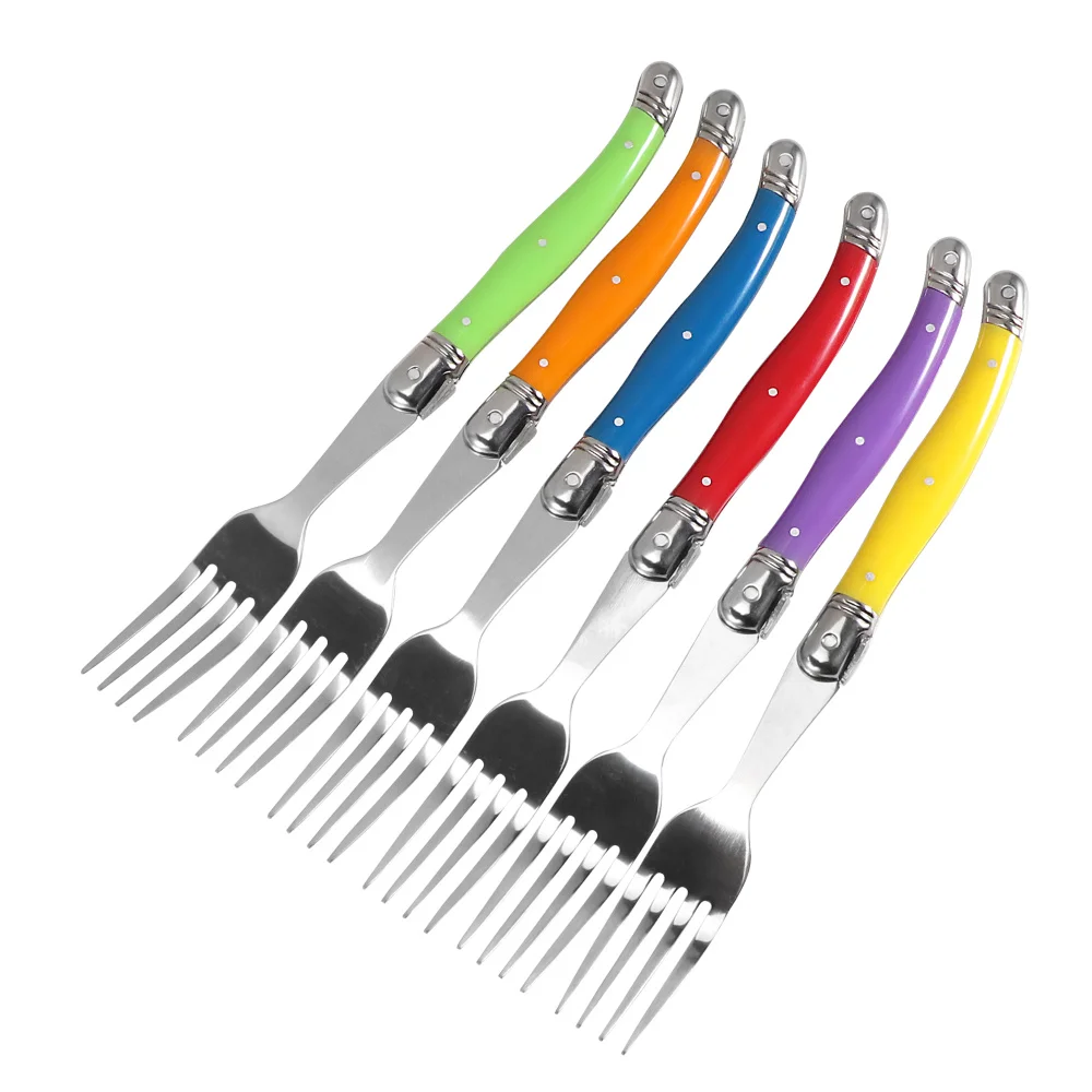 

Столовые приборы из нержавеющей стали Jaswehome, ножи для стейка, ложки, вилки, коллекция, подарочный набор, набор красочной посуды