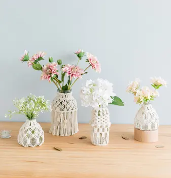 

Baby Groot Flowerpot Flower Pot Planter Handmade tassel vase Garden Flower Plant Pot flores con maceta Dropshipping