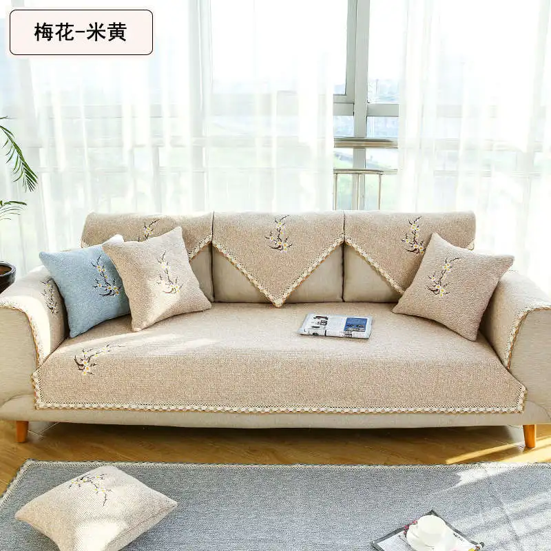 Хлопковый/Линейный чехол для дивана диван Противоскользящий l-образный ткань для дивана нескользящий чехол для дивана хлопковый диван набор диван с подлокотниками полотенце