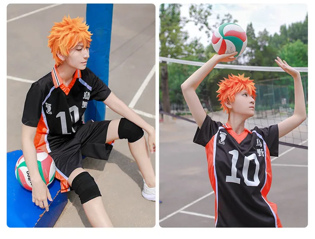 Novo anime haikyuu! Karasuno alta escola volei bola clube jérsei hinata  syouyou/kageyama tobio cosplay traje uniforme sportwear - AliExpress