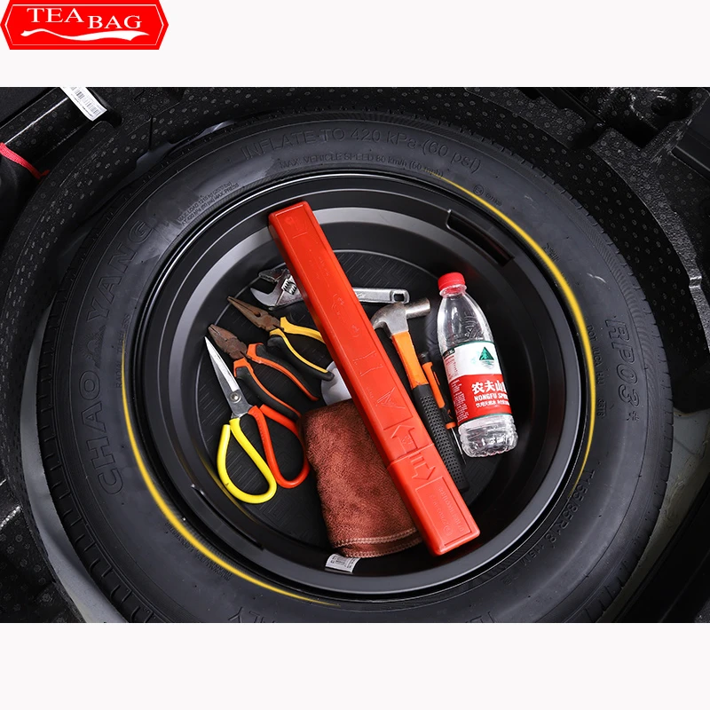 For Gwm Haval H6 3th 2021 2022 Spare Tire Storage Box Rear Trunk Tail