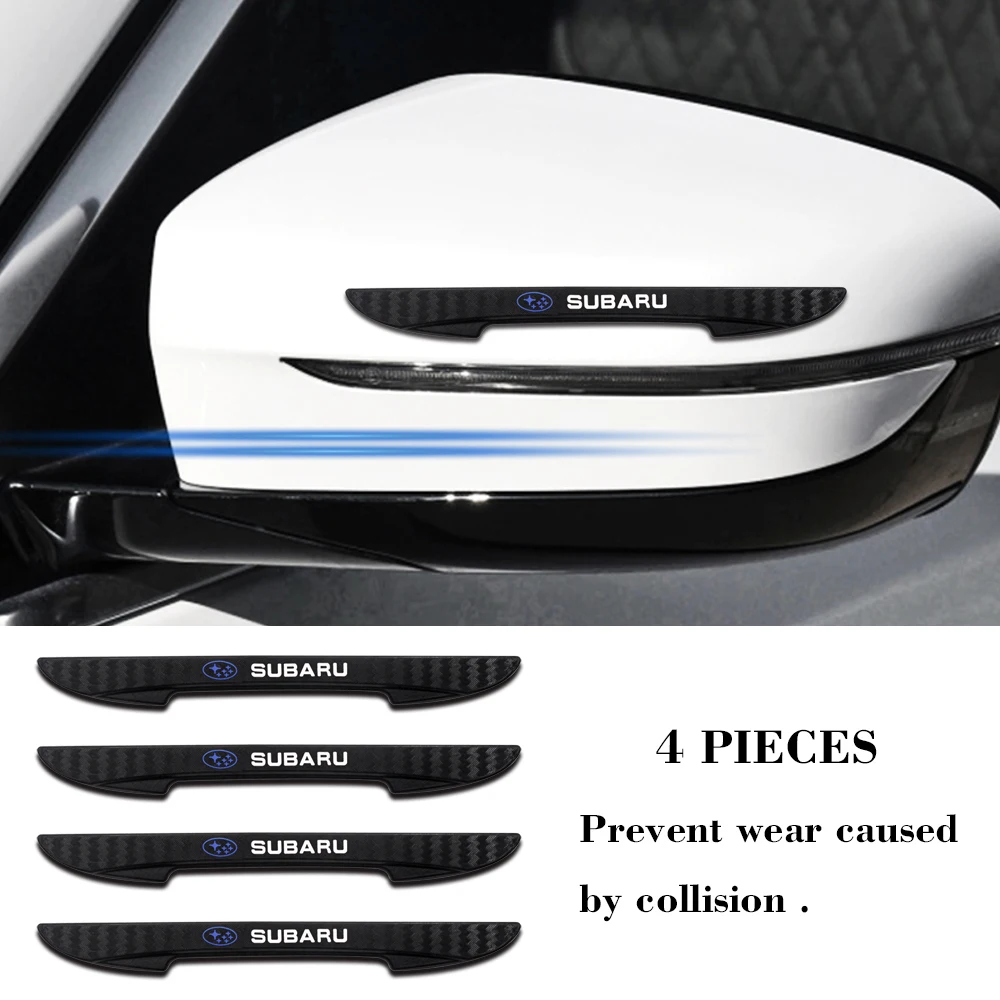 

4PCS Car Door Bumper Strip Anti-collision Guards Side Protector Sticker for Subaru Impreza Forester Tribeca XV BRZ Forest Human