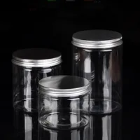 Clear Plastic Jar and Lids Empty Cosmetic Containers Makeup Box Travel Bottle 30ml 40ml 50ml 60ml 80ml 100ml 120ml 200ml 250ml 1