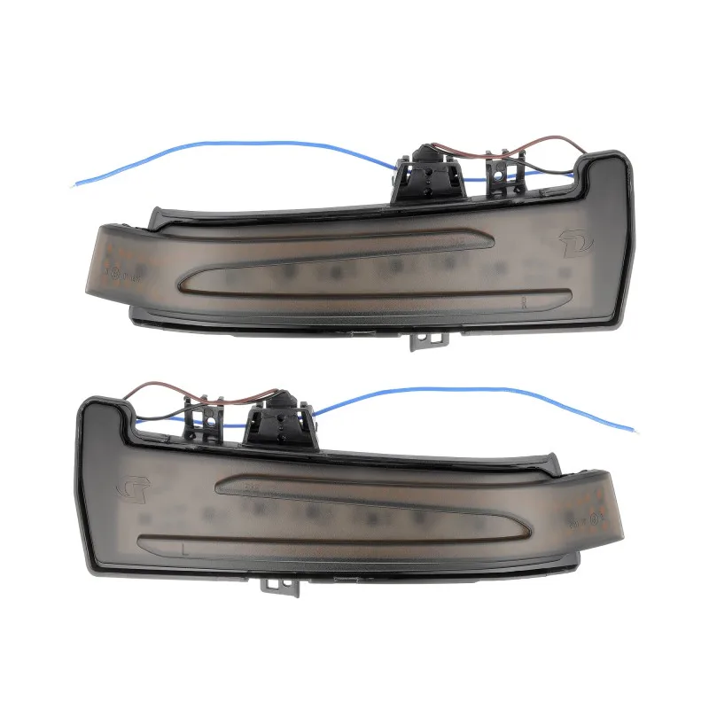 2 шт. струящийся сигнальный светодиод поворота боковое крыло зеркало заднего вида динамический индикатор мигалка для Mercedes Benz A B S C E gla GLK - Испускаемый цвет: Model A