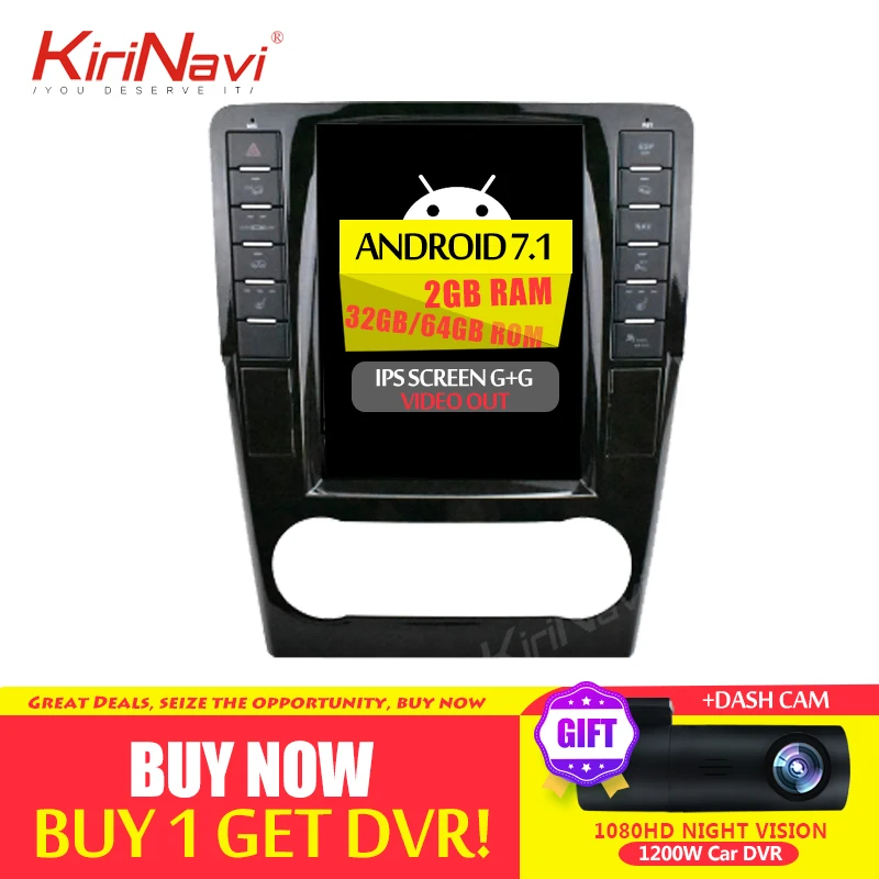 KiriNavi вертикальный экран Tesla style 10," Android 7,1 автомобильный Dvd мультимедийный плеер для Mercedes-Benz ML GL ML300 автомобильный Радио wifi 4G