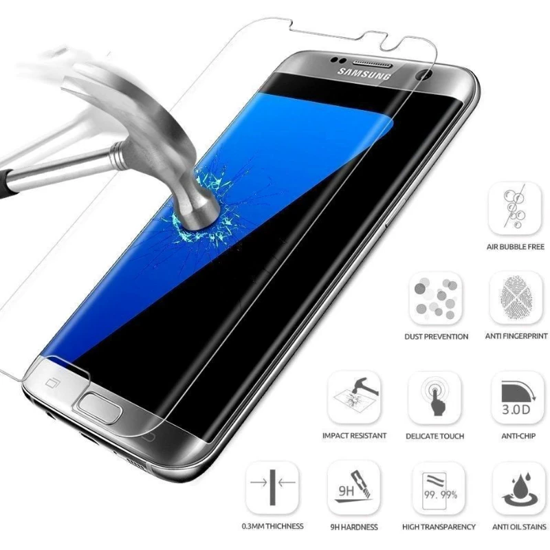 3D защитная пленка JGKK для экрана Samsung Galaxy S7 Edge защитный чехол из закаленного стекла