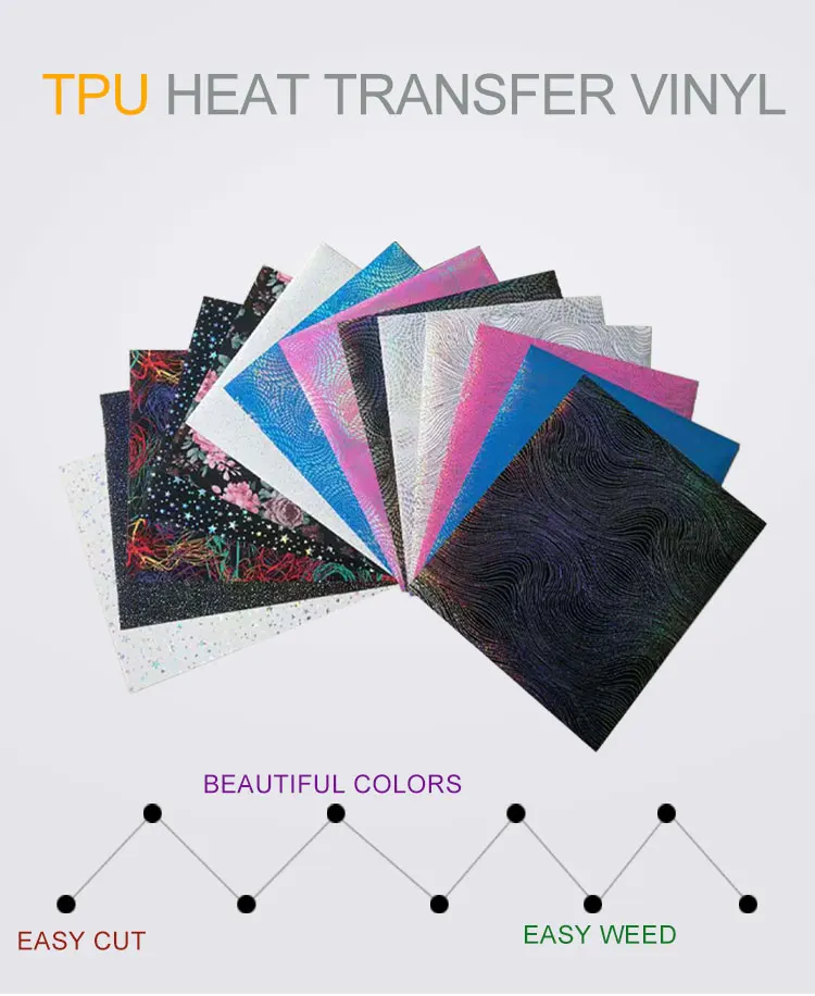 Newly Beautiful Color TPU Heat Transfer Vinyl Heat Press Machine T-shirt  Iron On HTV Printing - AliExpress