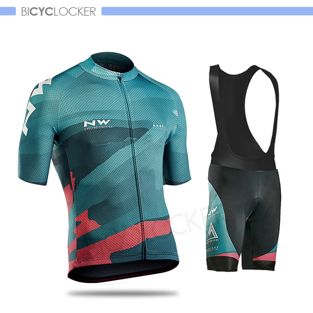 Bib Cycling Set Одежда для велоспорта футболка с коротким рукавом комплект Mtb гоночный велосипедный костюм мужские про команды одежда для велосипеда Триатлон наборы спортивной одежды - Цвет: Bib Cycling Set