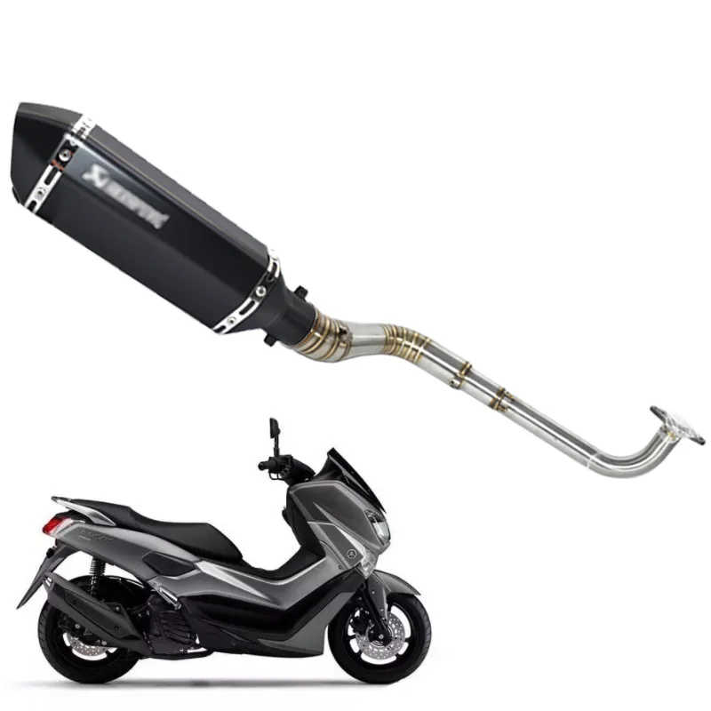 Для YAMAHA NMAX 155 NMAX155 NMAX 125 NMAX125- полная система выхлопа и выхлопной системы s с выхлопом - Цвет: E