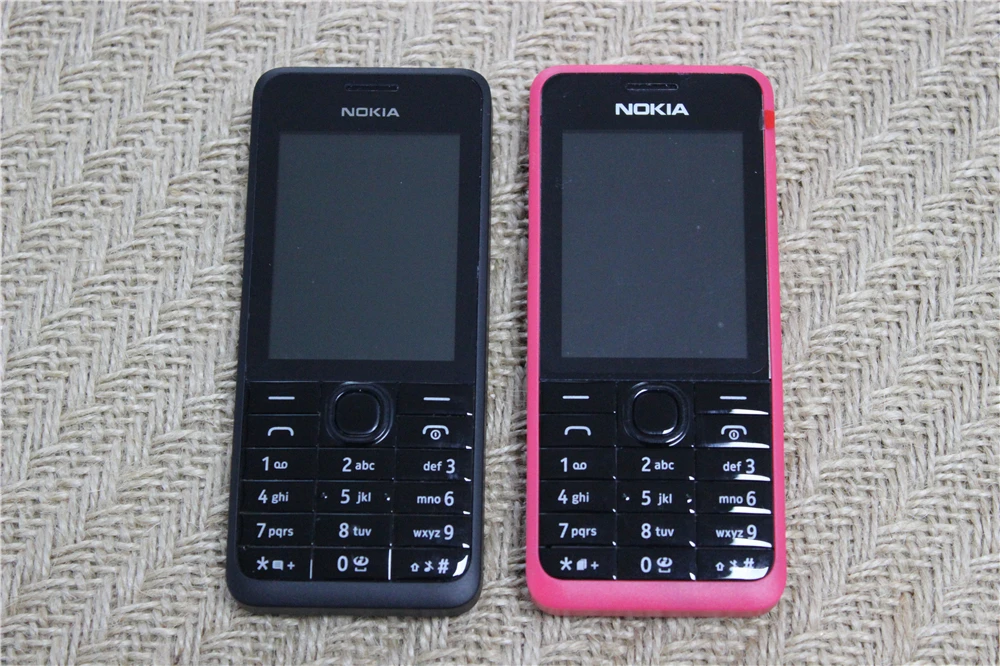 Оригинальный разблокированный мобильный телефон Nokia 301 WCDMA 2 4 дюйма две sim карты МП
