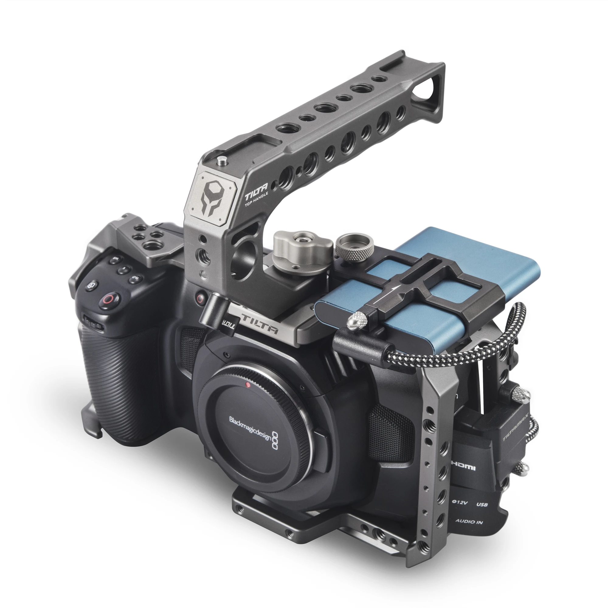 Клетка для камеры TILTA BMPCC 4K/чехол телефона посылка комплект Blackmagic Cinema Camera