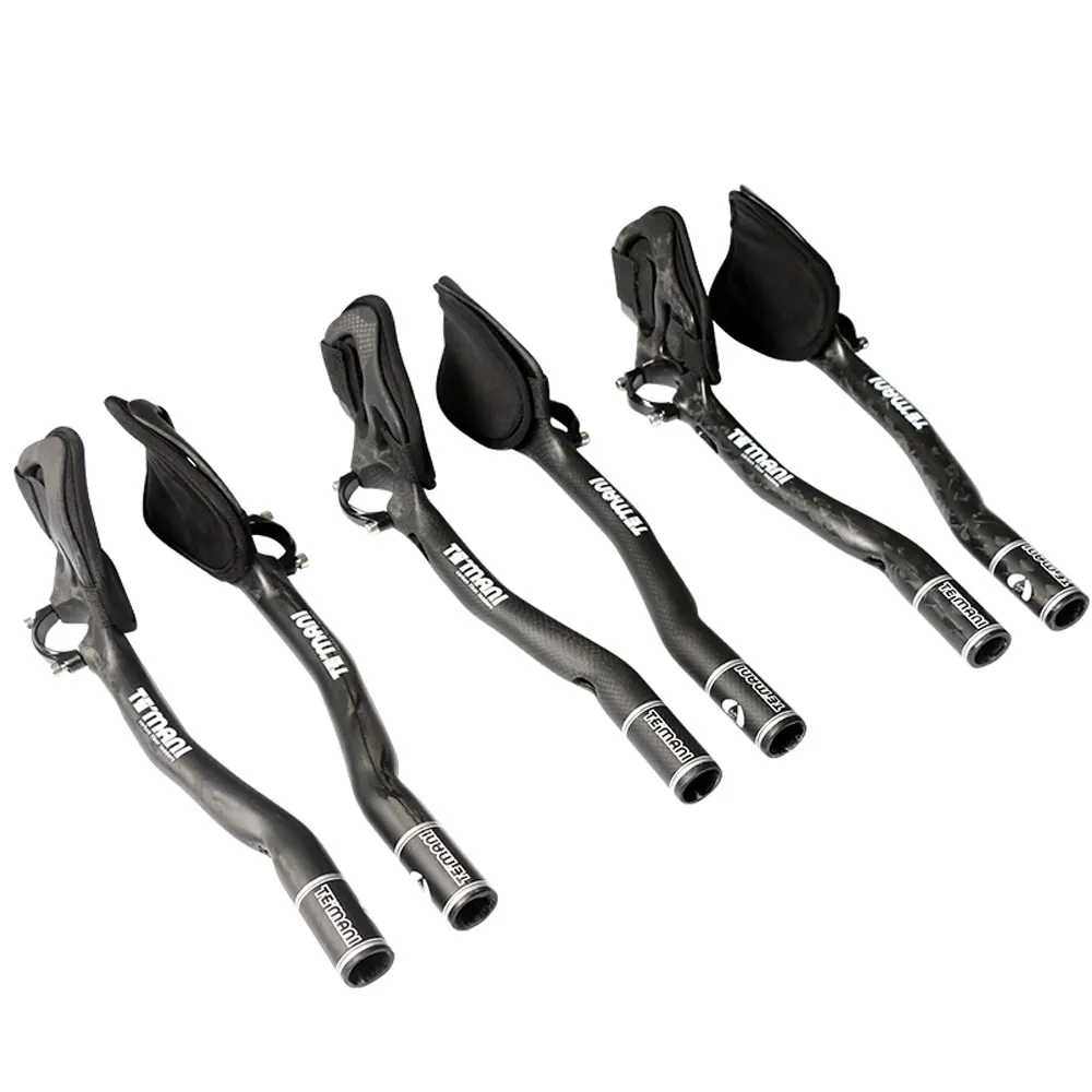 

TEMANI Carbon Fibre Extender Aero TT Bar for Bicycle Triathlon Bicycle Handlebars 3K / 12K / UD Matte 340mm Cycling Accessories