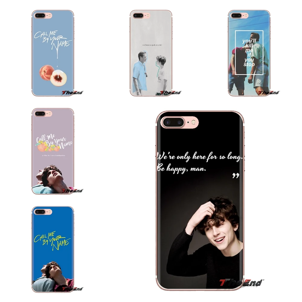 

For Samsung Galaxy S3 S4 S5 Mini S6 S7 Edge S8 S9 S10 Plus Note 3 4 5 8 9 Soft Transparent Shell Covers Call Me by Your Name