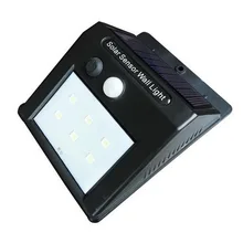 Солнечный свет уличные аккумуляторные светодиодные лампа, подзаряжающаяся на солнце украшения сада лампа движения PIR Сенсор ночного безопасности энергосберегающий