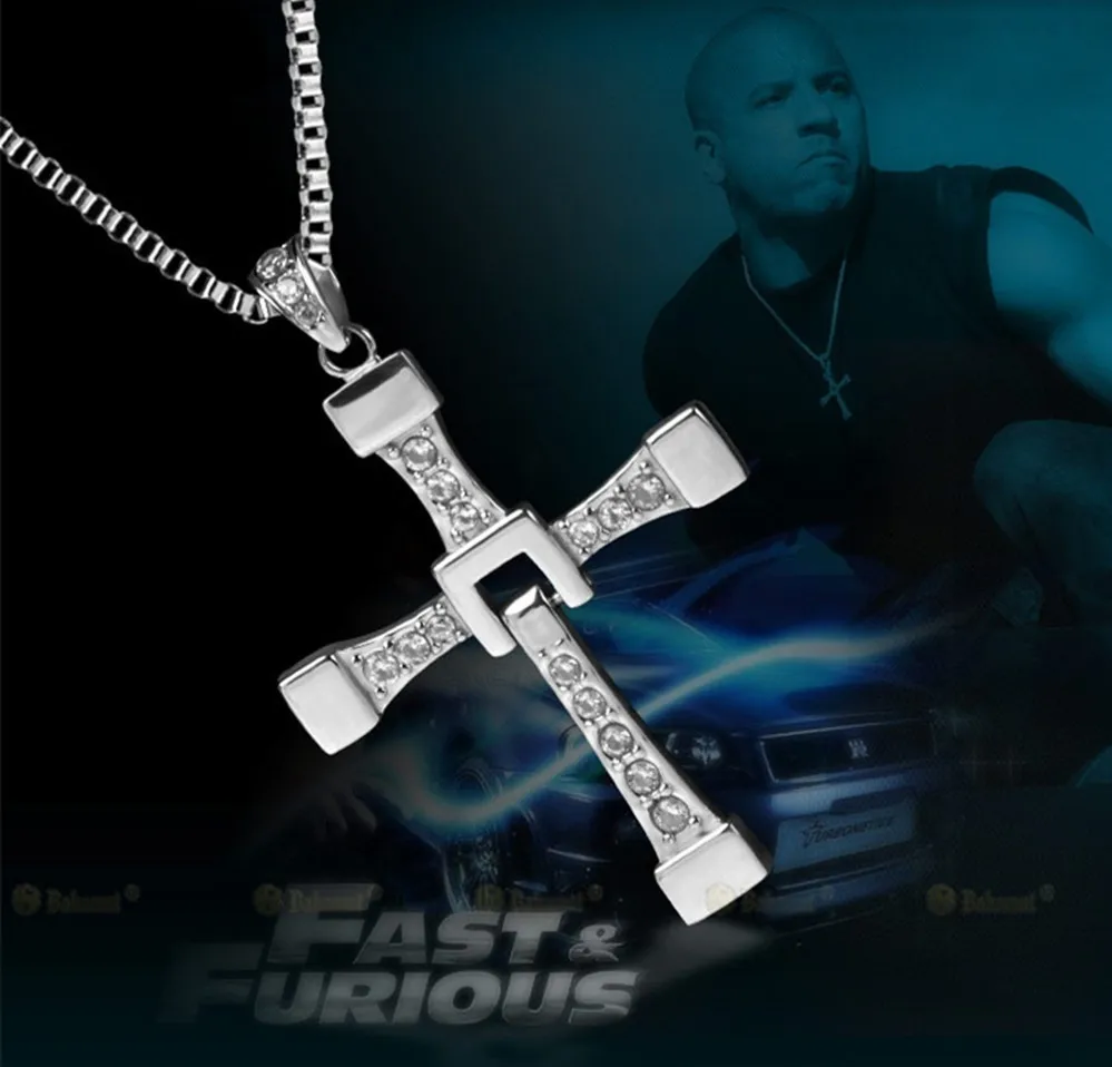 Hot The Fast and The Furious Dominic Toretto CROSS PENDANT Chain Necklace |  Wish