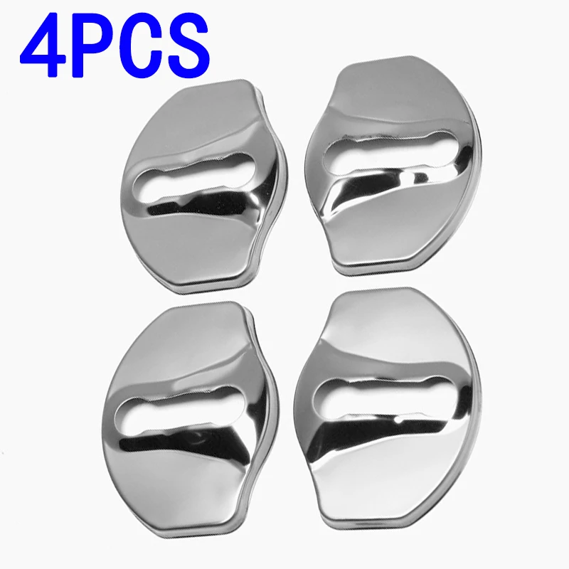 

Car Door Lock Protective Covers Exterior Refit Accessories trim For Tesla Model 3 2017 2018 2019 Auto Door Buckle Protection